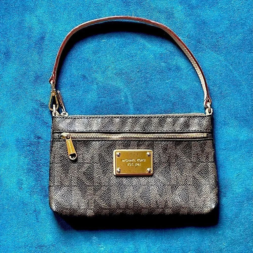 Michael Kors Monogram Wristlet